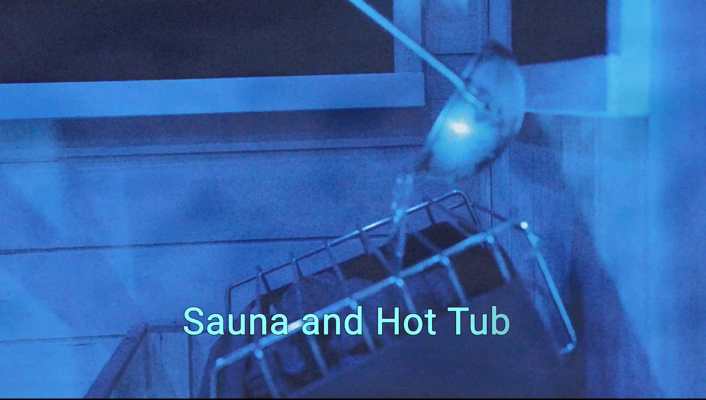 sauna and hot tub